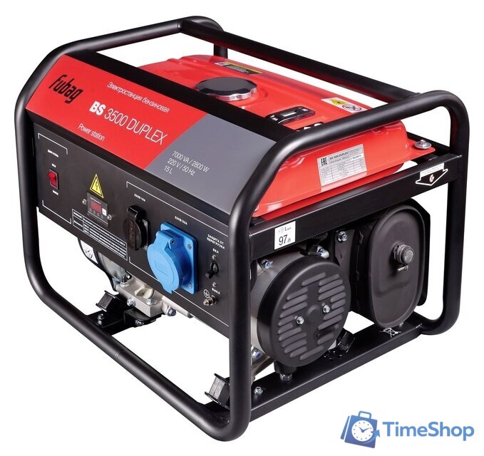 Бензиновый генератор Fubag BS 3500 Duplex - Изображение №3 — Интернет-магазин Time-Shop