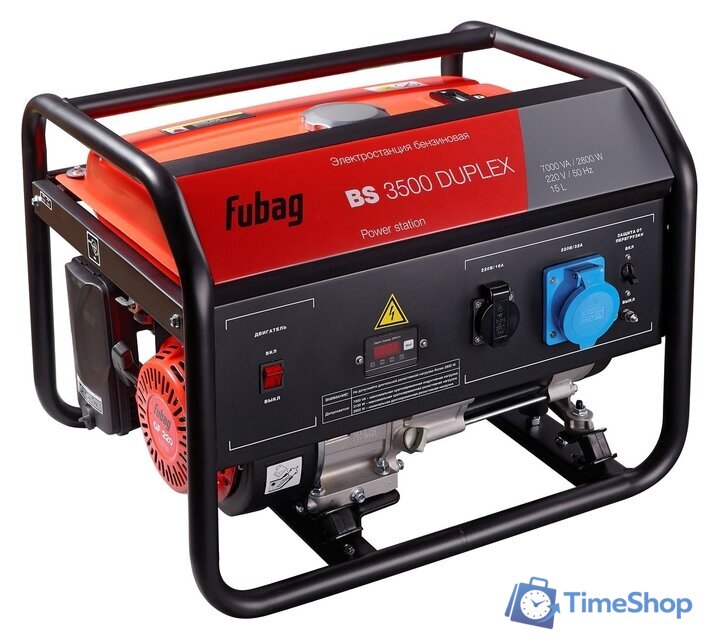 Бензиновый генератор Fubag BS 3500 Duplex - Изображение №1 — Интернет-магазин Time-Shop