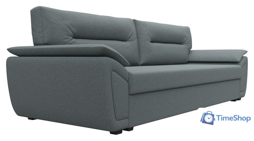 Диван Лига диванов Нэстор Лайт 121553 (рогожка амур серый) - Изображение №4 — Интернет-магазин Time-Shop