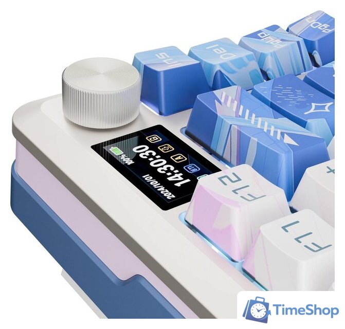 Клавиатура Redragon Flekact Pro (белый/сиреневый/синий) - Изображение №10 — Интернет-магазин Time-Shop