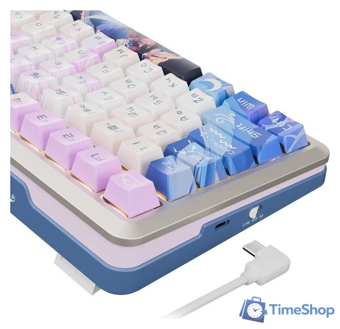 Клавиатура Redragon Flekact Pro (белый/сиреневый/синий) - Изображение №7 — Интернет-магазин Time-Shop