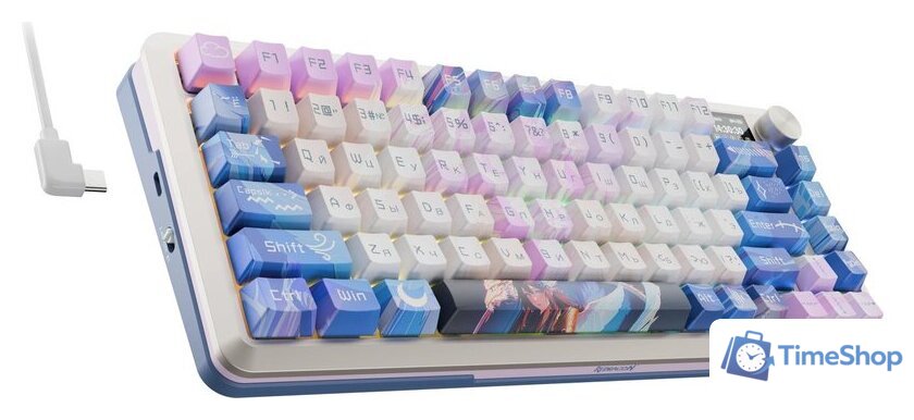 Клавиатура Redragon Flekact Pro (белый/сиреневый/синий) - Изображение №5 — Интернет-магазин Time-Shop