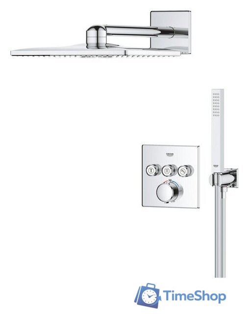 Душевая система  Grohe Vitalio SmartActive 310 Cube 34875000 - Изображение №3 — Интернет-магазин Time-Shop