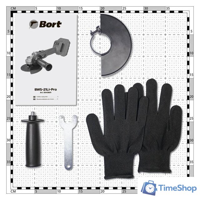 Угловая шлифмашина Bort BWS-21Li-Pro (без АКБ) - Изображение №11 — Интернет-магазин Time-Shop