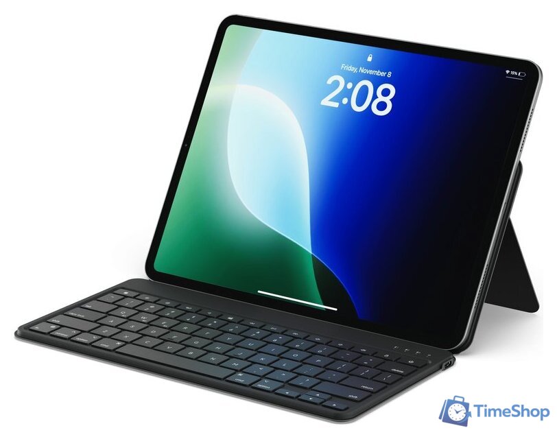 Чехол с клавиатурой Satechi OntheGo Bluetooth Keyboard with Stand ST-KOTGK-RU (черный) - Изображение №2 — Интернет-магазин Time-Shop