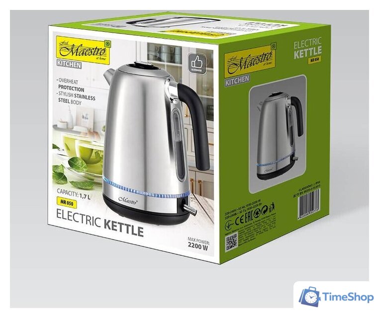 Электрический чайник Maestro MR-050 - Изображение №3 — Интернет-магазин Time-Shop