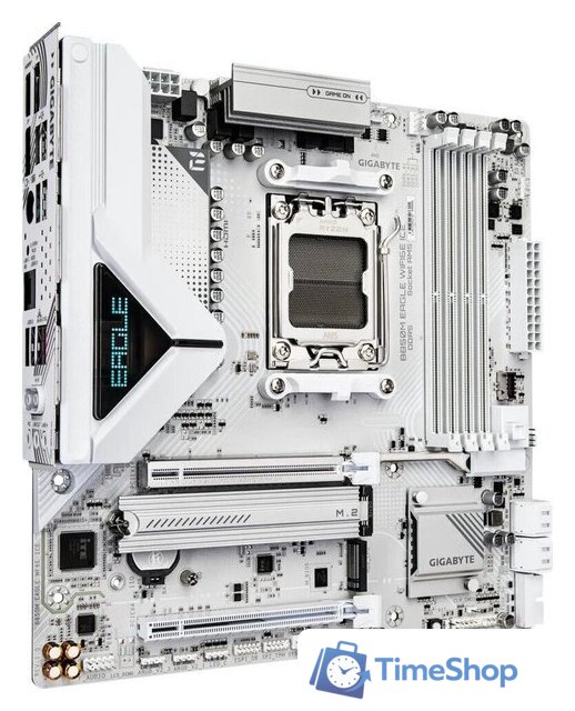 Материнская плата Gigabyte B850M Eagle WiFi6E Ice - Изображение №2 — Интернет-магазин Time-Shop