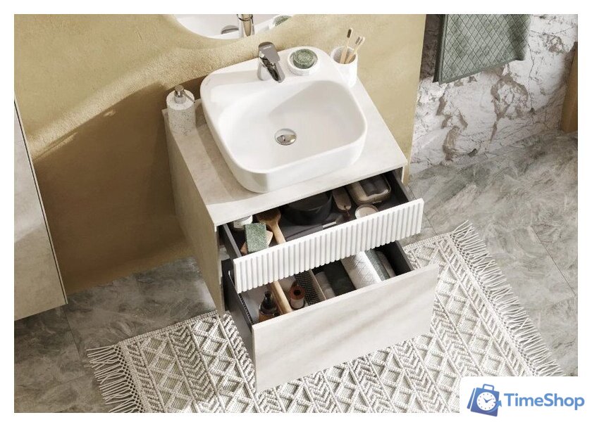  Акватон Тумба под умывальник Марбл Слэйт 60 1A276101MH4C0 - Изображение №15 — Интернет-магазин Time-Shop