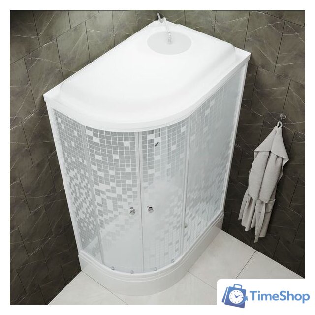 Душевая кабина Triton Коралл В3 120x80 R (мозаика) - Изображение №5 — Интернет-магазин Time-Shop