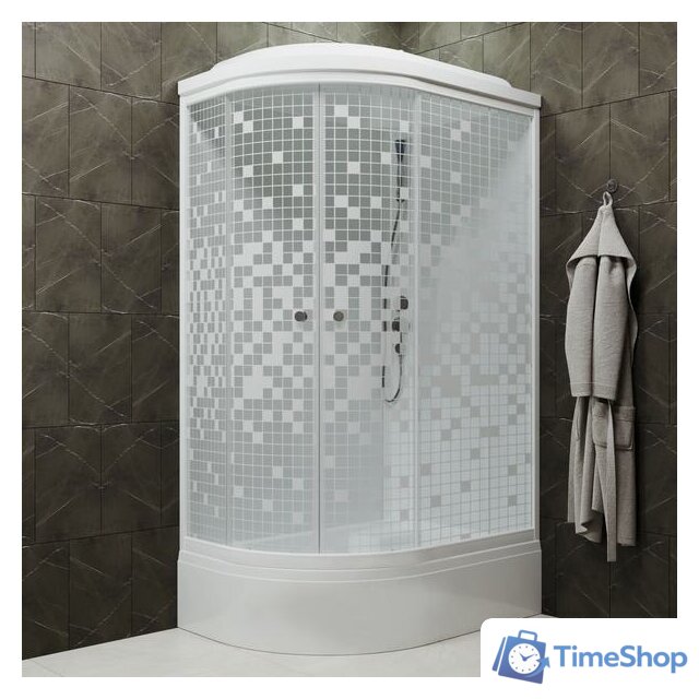 Душевая кабина Triton Коралл В3 120x80 R (мозаика) - Изображение №4 — Интернет-магазин Time-Shop