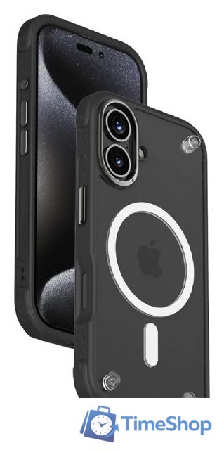 Чехол для телефона Momax CaseForm Air MagSafe для iPhone 16 MUAP24SD (черный) - Изображение №1 — Интернет-магазин Time-Shop