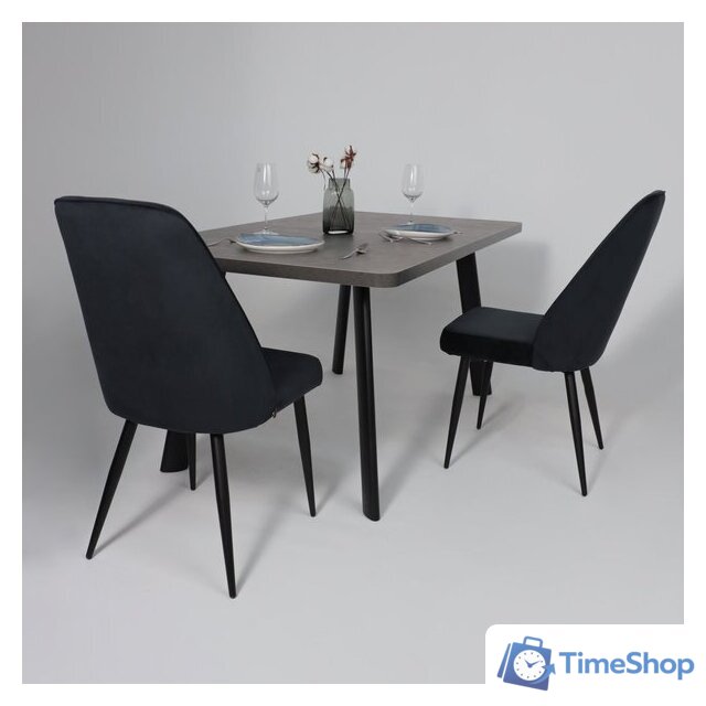 Стул Мамадома Leonard M (d24 Black Lux/черный) - Изображение №4 — Интернет-магазин Time-Shop