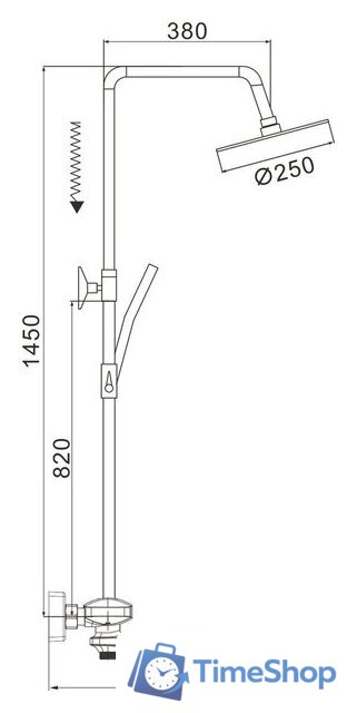 Душевая система  Rose R3936C - Изображение №64 — Интернет-магазин Time-Shop