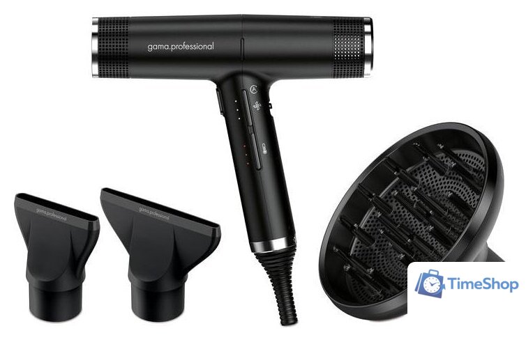 Фен GA.MA IQ Perfetto (черный) - Изображение №1 — Интернет-магазин Time-Shop