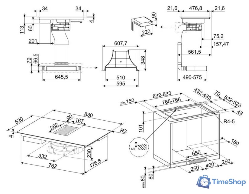 Варочная панель Smeg HOBD482D - Изображение №12 — Интернет-магазин Time-Shop