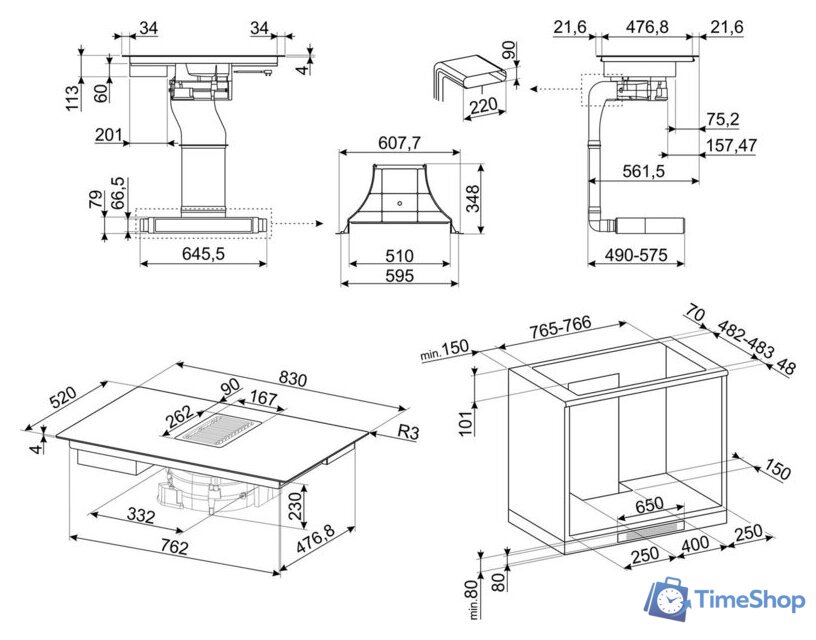 Варочная панель Smeg HOBD482D - Изображение №11 — Интернет-магазин Time-Shop