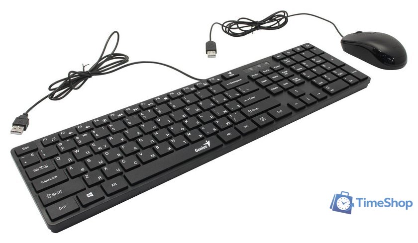 Офисный набор Genius SlimStar C126 (черный) - Изображение №1 — Интернет-магазин Time-Shop