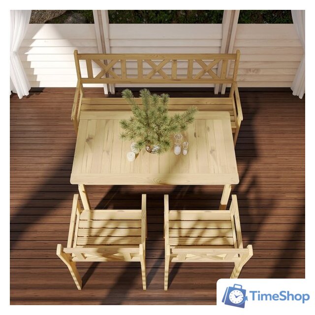 Стол Sundays Ф-183.01 1334x750x770 (мед) - Изображение №11 — Интернет-магазин Time-Shop