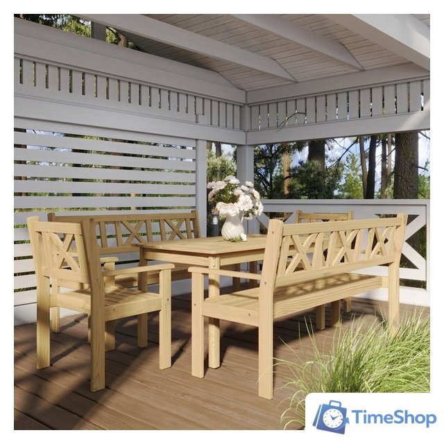 Стол Sundays Ф-183.01 1334x750x770 (мед) - Изображение №6 — Интернет-магазин Time-Shop