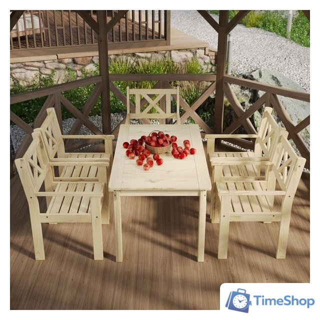 Стол Sundays Ф-183.01 1334x750x770 (мед) - Изображение №9 — Интернет-магазин Time-Shop