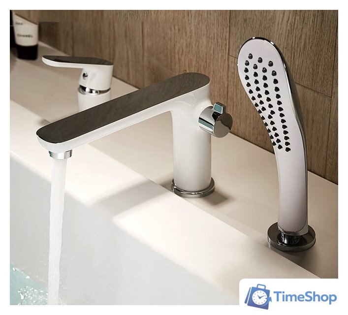 Смеситель Ledeme L1153W (белый/хром) - Изображение №10 — Интернет-магазин Time-Shop