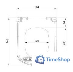 Сиденье для унитаза Ravak Classic X01672 - Изображение №2 — Интернет-магазин Time-Shop