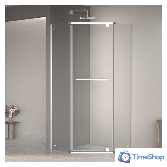 Душевой уголок RGW PA-82 41088288-11 80x80 (хром/прозрачное стекло) - Изображение №1 — Интернет-магазин Time-Shop