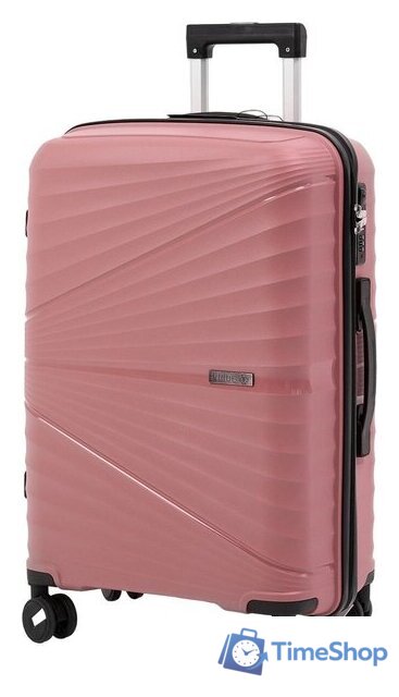Чемодан-спиннер Pride PP-9702 (L, пудровый) - Изображение №1 — Интернет-магазин Time-Shop