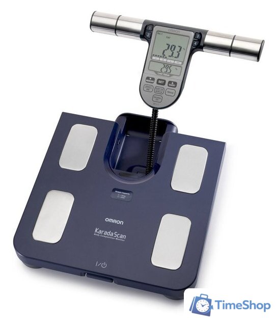 Напольные весы Omron BF511 (синий) - Изображение №2 — Интернет-магазин Time-Shop