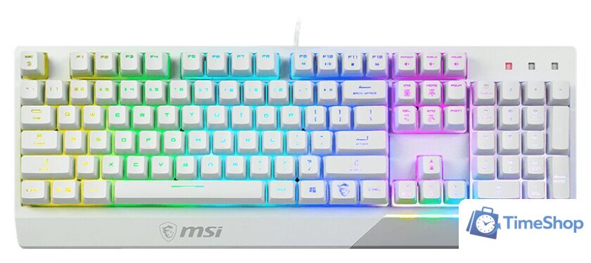 Клавиатура MSI Vigor GK30 (белый) - Изображение №1 — Интернет-магазин Time-Shop