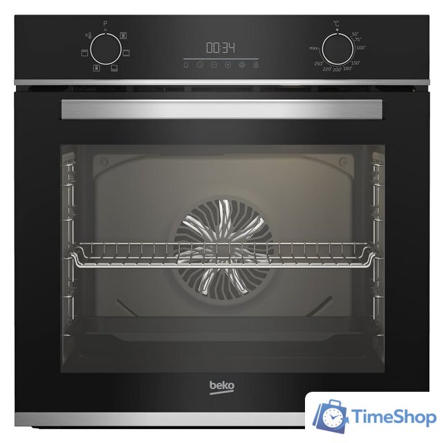 Электрический духовой шкаф BEKO BBIE13300XC - Изображение №1 — Интернет-магазин Time-Shop