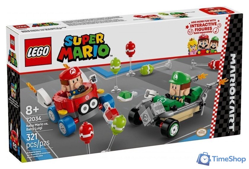 Конструктор LEGO Mario Kart – Малыш Марио против Малыша Луиджи 72034 - Изображение №1 — Интернет-магазин Time-Shop
