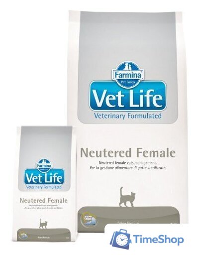 Сухой корм для кошек Farmina Vet Life Neutered Female 10 кг - Изображение №1 — Интернет-магазин Time-Shop