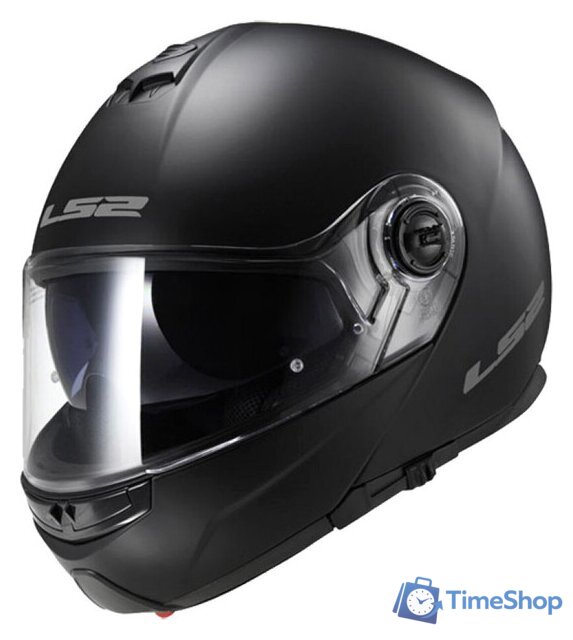 Мотошлем LS2 FF325 Strobe Snow Solid (XXL, черный матовый) - Изображение №1 — Интернет-магазин Time-Shop