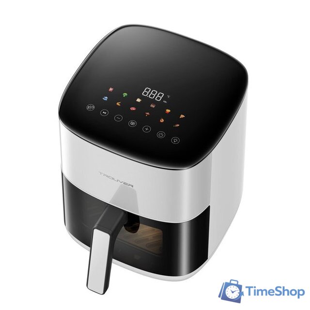 Аэрогриль (аэрофритюрница) Trouver Air Fryer FD10s Pro 6L (белый) - Изображение №2 — Интернет-магазин Time-Shop