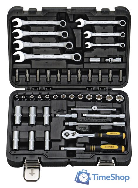 Универсальный набор инструментов Berger BG045-14 (45 предметов) - Изображение №1 — Интернет-магазин Time-Shop