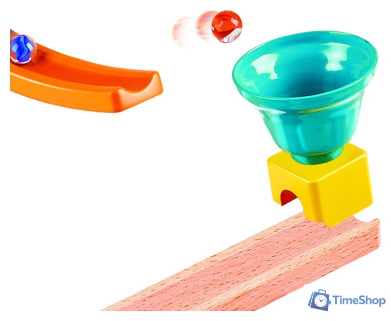 Конструктор Hape Tricks n Twists Marble Track E1100 - Изображение №5 — Интернет-магазин Time-Shop