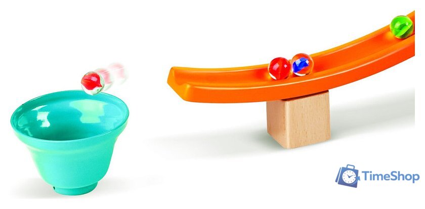 Конструктор Hape Tricks n Twists Marble Track E1100 - Изображение №4 — Интернет-магазин Time-Shop