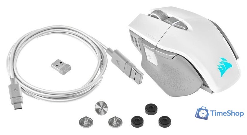 Игровая мышь Corsair M65 RGB Ultra Wireless (белый) - Изображение №22 — Интернет-магазин Time-Shop