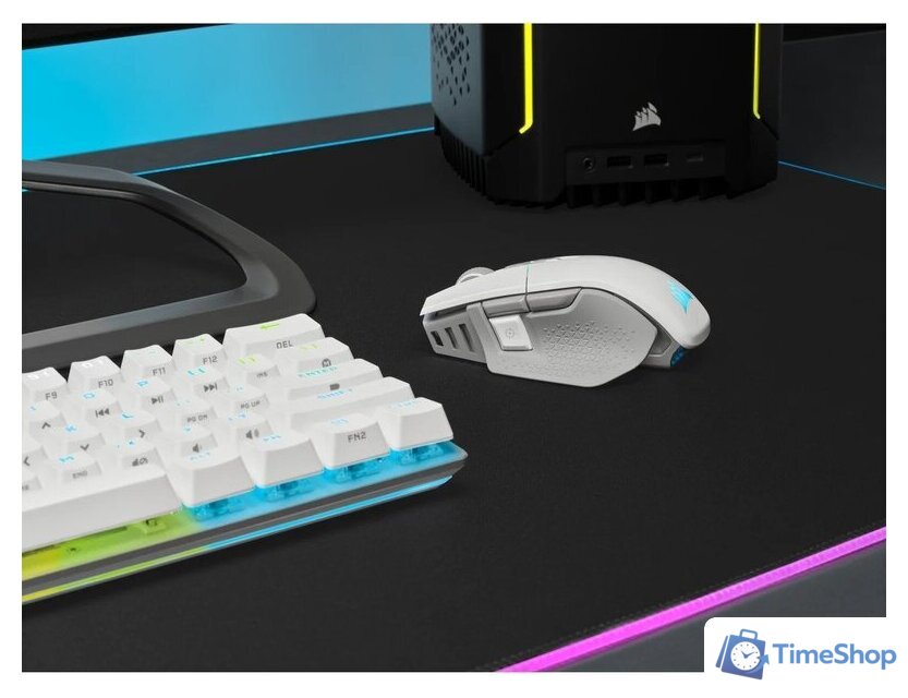 Игровая мышь Corsair M65 RGB Ultra Wireless (белый) - Изображение №10 — Интернет-магазин Time-Shop