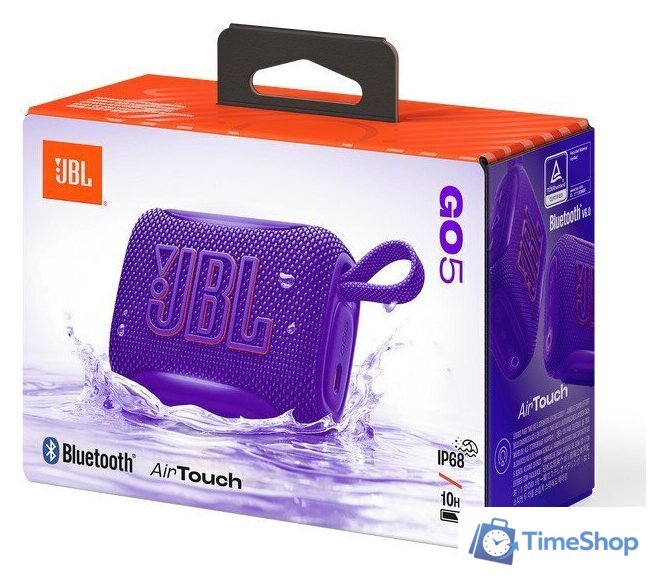 Беспроводная колонка JBL Go 5 (фиолетовый) - Изображение №8 — Интернет-магазин Time-Shop