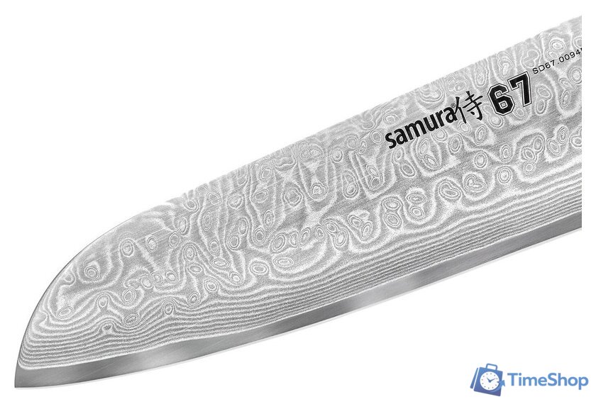 Кухонный нож Samura 67 Damascus SD67-0094M - Изображение №4 — Интернет-магазин Time-Shop