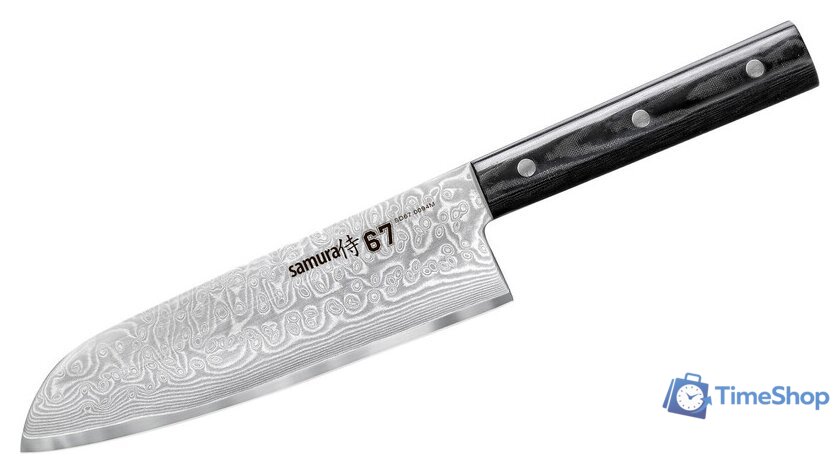Кухонный нож Samura 67 Damascus SD67-0094M - Изображение №1 — Интернет-магазин Time-Shop