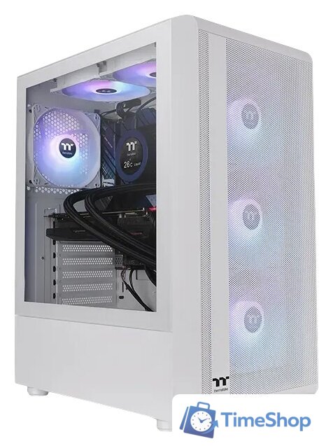 Корпус Thermaltake S200 TG ARGB Snow CA-1X2-00M6WN-00 - Изображение №1 — Интернет-магазин Time-Shop