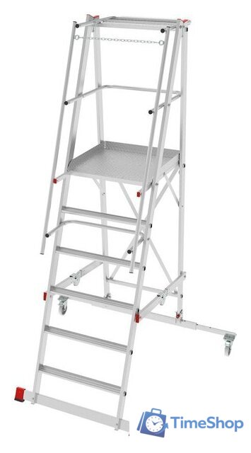 Лестница-стремянка Новая высота NV5540 5540106 передвижная (6 ступеней) - Изображение №1 — Интернет-магазин Time-Shop