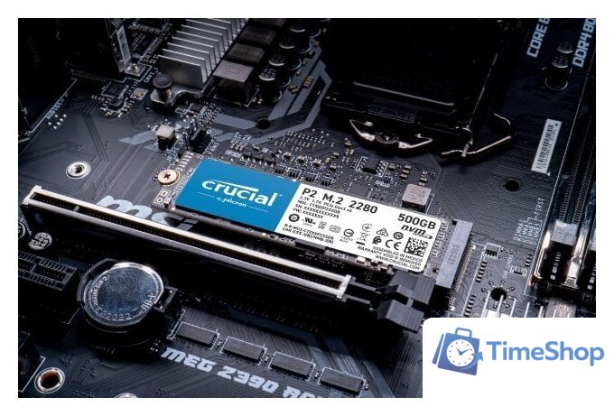SSD Crucial P2 500GB CT500P2SSD8 - Изображение №3 — Интернет-магазин Time-Shop