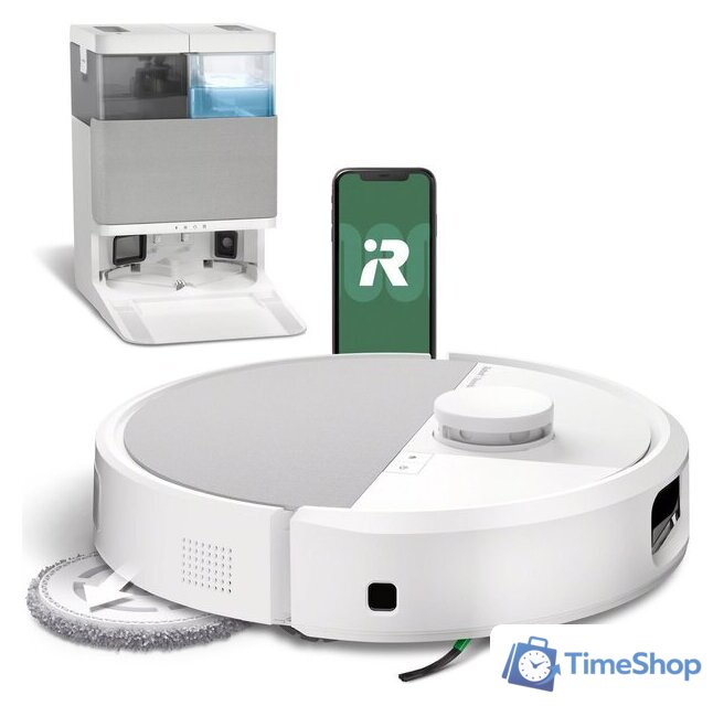 Робот-пылесос iRobot Roomba Plus 505 Combo Robot + AutoWash Dock (белый) - Изображение №1 — Интернет-магазин Time-Shop