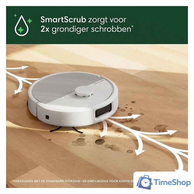 Робот-пылесос iRobot Roomba Plus 505 Combo Robot + AutoWash Dock (белый) - Изображение №3 — Интернет-магазин Time-Shop