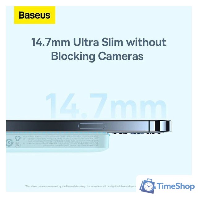 Внешний аккумулятор Baseus Magnetic Wireless PPCX020002 6000mAh (белый) - Изображение №6 — Интернет-магазин Time-Shop