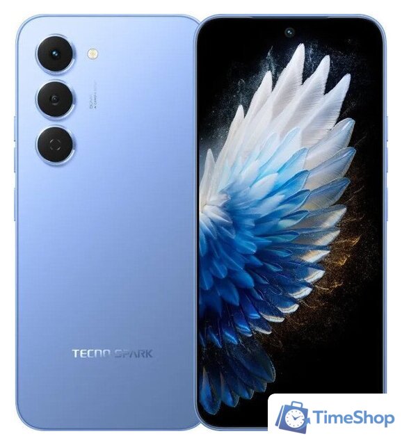 Телефон Tecno Spark 40 Pro 8GB/256GB (голубое озеро) - Изображение №1 — Интернет-магазин Time-Shop